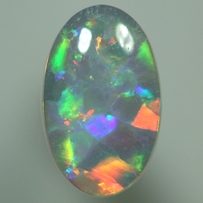 SOLID CRYSTAL OPAL Very bright clean fire.  With VIDEO
